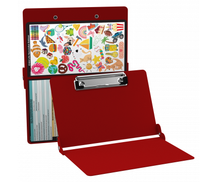 WhiteCoat Clipboard® - Red Child Life Specialist Edition